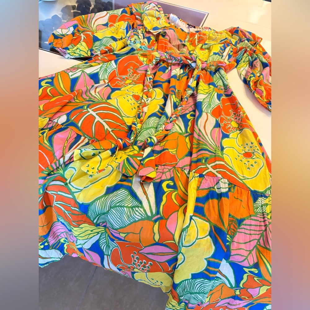 JCrew- Floral Multicolor Dress - Picture 3 of 11